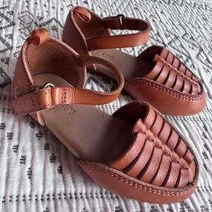 Kids Faux Leather Dress Sandals toddler Sz 5